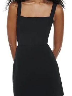 Aritzia Wilfred Aperature tie back mini dress